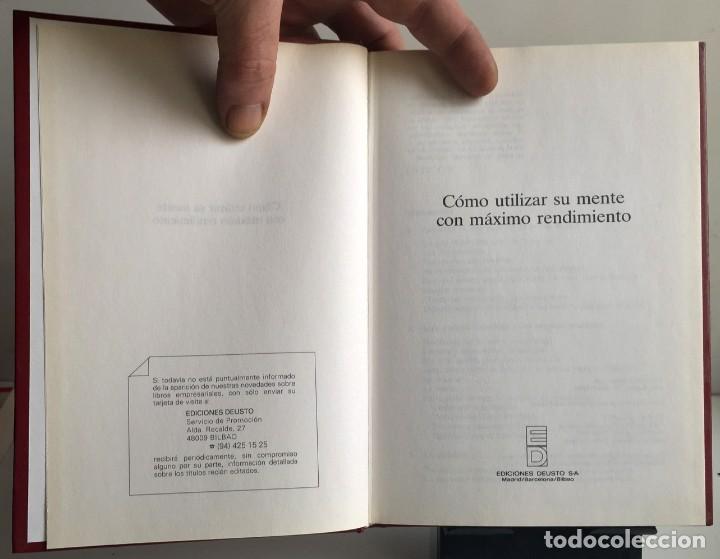 Libros de segunda mano: C&Oacute;MO UTILIZAR SU MENTE CON M&Aacute;XIMO RENDIMIENTO. VV. AA. - Foto 3