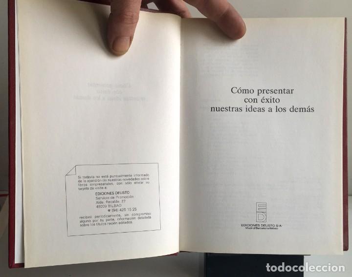 Libros de segunda mano: C&Oacute;MO PRESENTAR CON &Eacute;XITO NUESTRAS IDEAS A LOS DEM&Aacute;S. VV. AA. - Foto 3