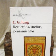 Libri di seconda mano: RECUERDOS, SUEÑOS, PENSAMIENTOS (CARL GUSTAV JUNG) C. G. SEIX BARRAL LOS TRES MUNDOS 2008 PSICOLOGÍA. Lote 325931433