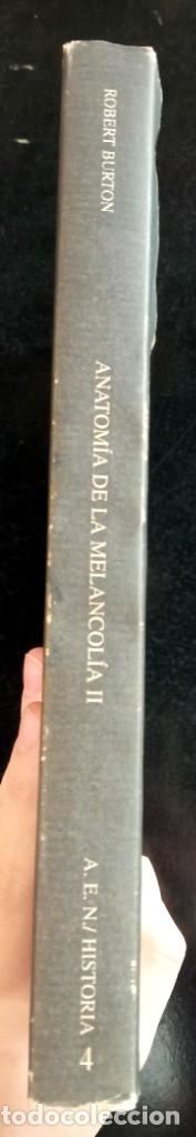 Libros de segunda mano: Anatom&iacute;a de la melancol&iacute;a II - 2, de Robert Burton - Foto 2
