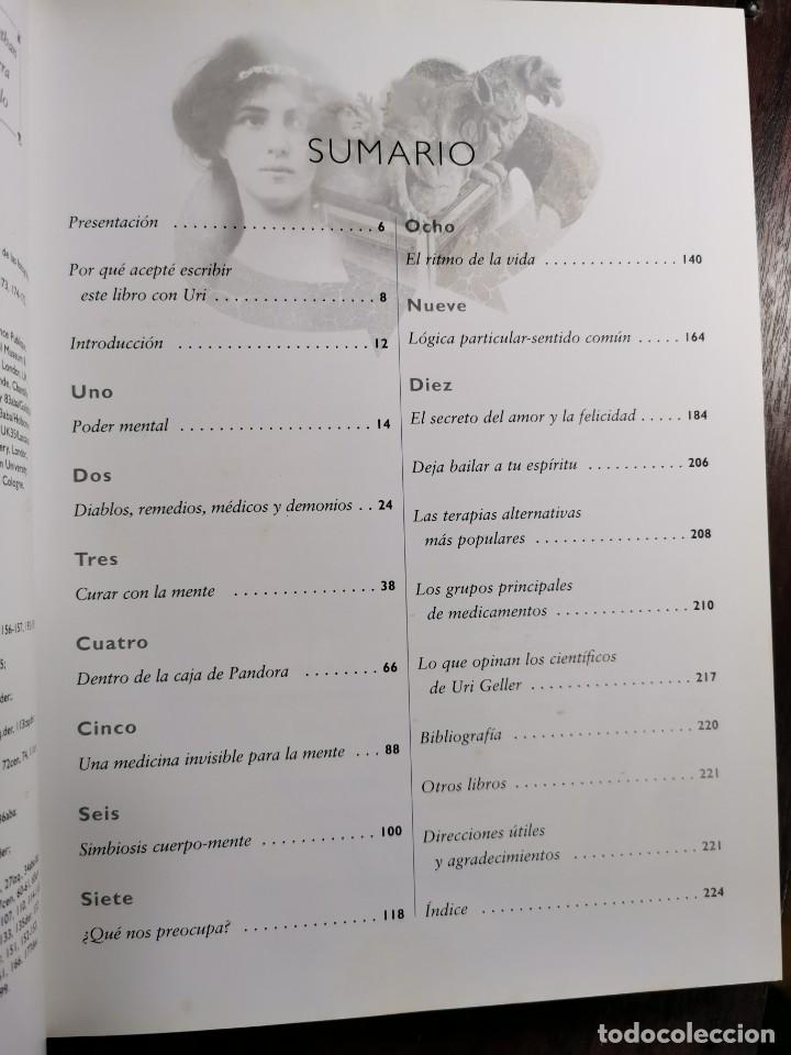 Libros de segunda mano: CURAR CON LA MENTE (Uri Geller) - Foto 2