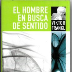 Libri di seconda mano: VIKTOR FRANKL . EL HOMBRE EN BUSCA DE SENTIDO . HERDER. Lote 330947633