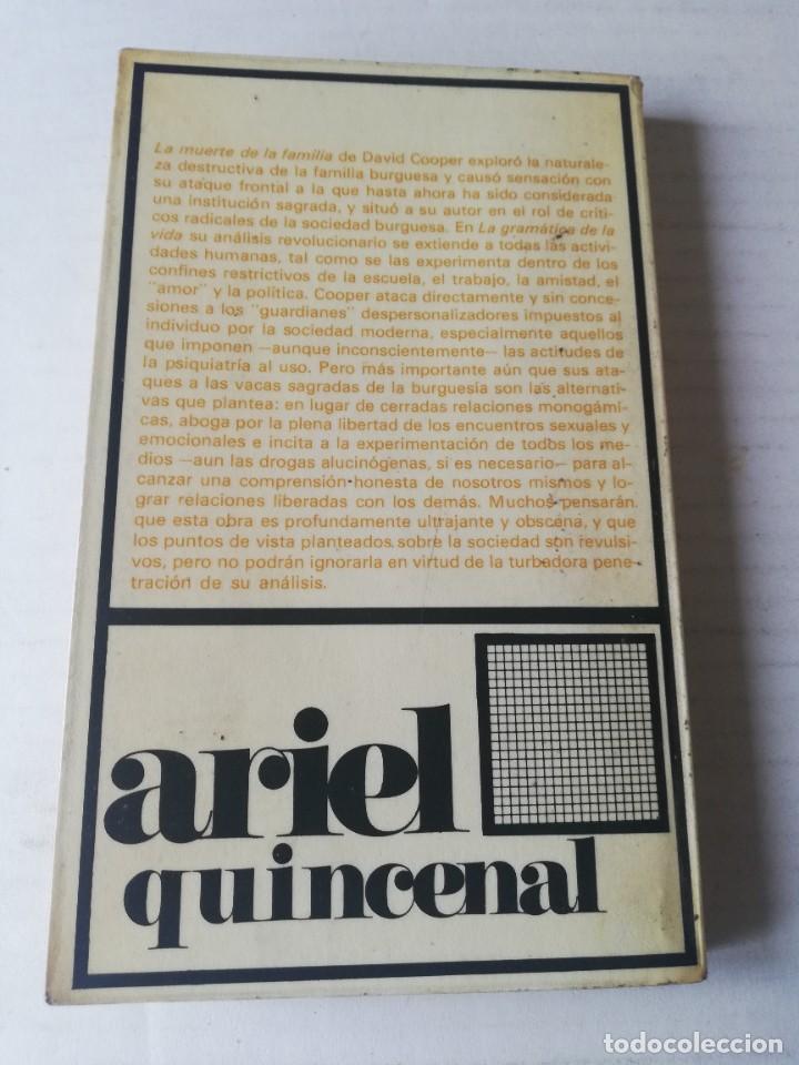 Libros de segunda mano: DAVID COOPER. LA GRAMATICA DE LA VIDA . Ariel, 1978 - Foto 2