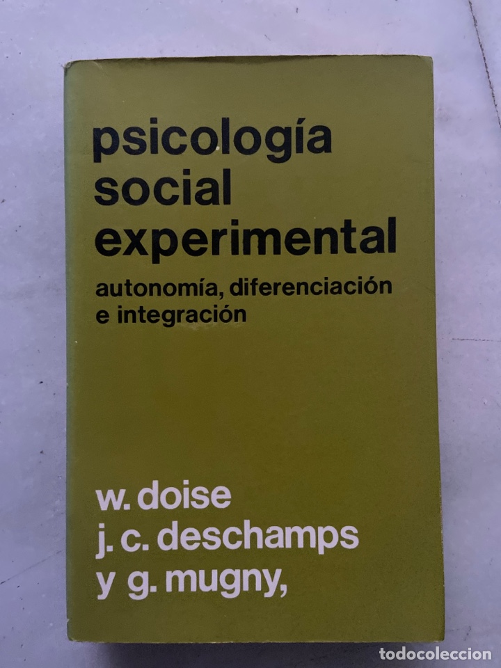 Libros de segunda mano: Psicolog&iacute;a social experimental - Foto 1