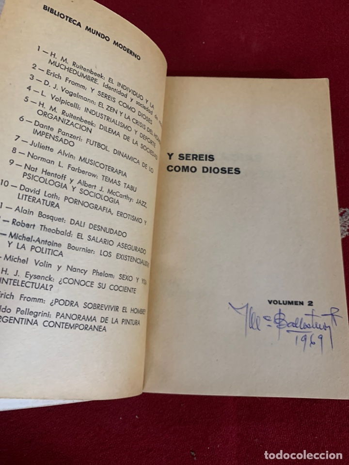 Libros de segunda mano: Y ser&eacute;is como dioses. Erich Fromm. Vol. 2. - Foto 4