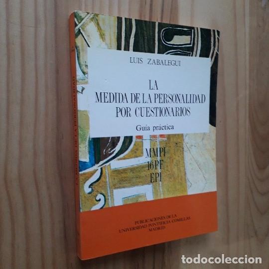 Second hand books: LA MEDIDA DE LA PERSONALIDAD POR CUESTIONARIOS - LUIS ZABALEGUI