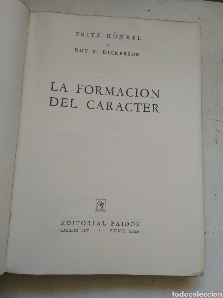 Libros de segunda mano: LA FORMACI&Oacute;N DEL CARACTER/VV.AA. - Foto 2