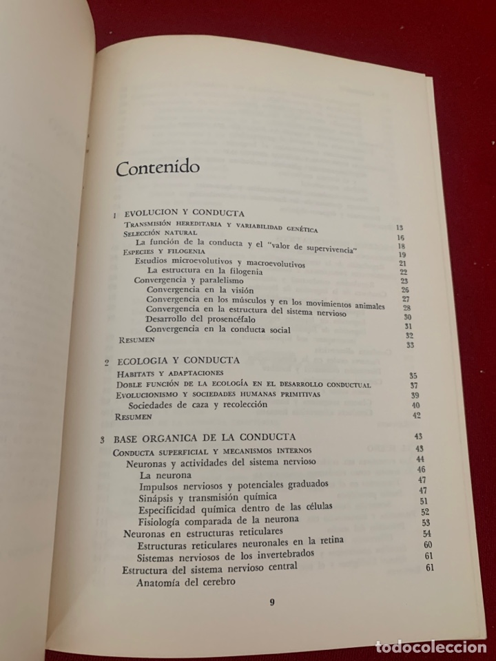 Libros de segunda mano: Biolog&iacute;a de la conducta. Peter Van Sommers. - Foto 4