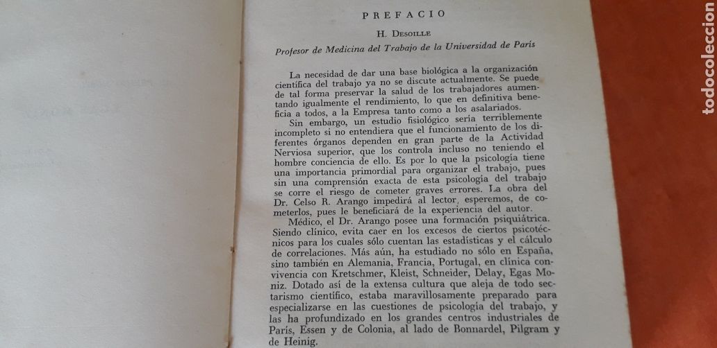 Libros de segunda mano: PSICOLOG&Iacute;A INDUSTRIAL, DR. CELSO R. ARANGO, - Foto 3