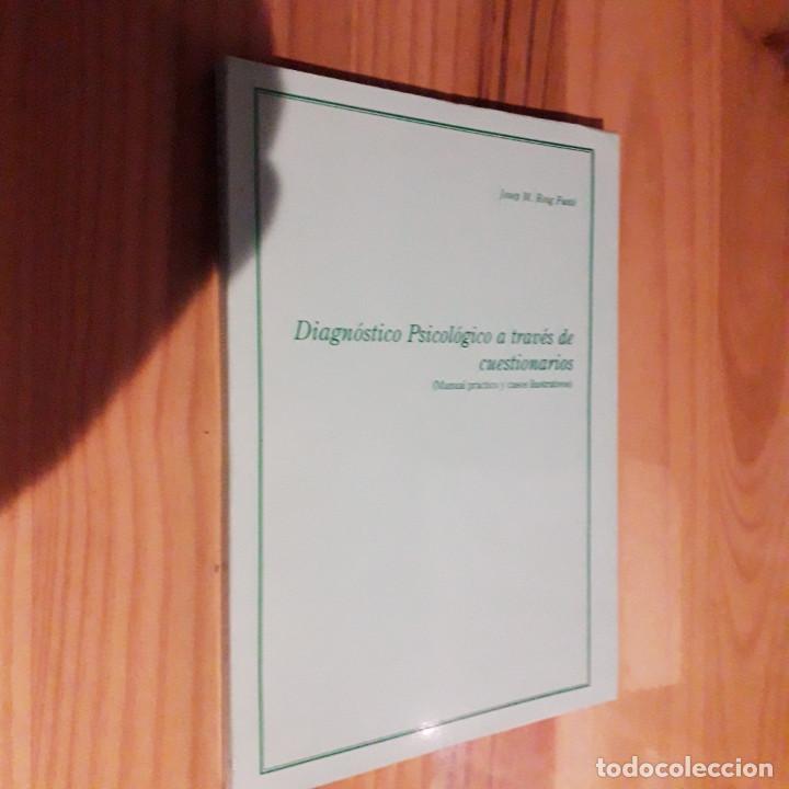 Libros de segunda mano: DIAGNOSTICO PSICOLOGICO A TRAVES DE CUESTIONARIOS - JOSEP ROIG FUST&Eacute;