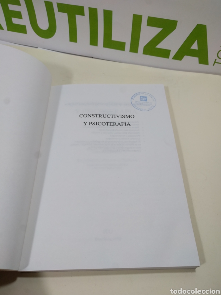 Libros de segunda mano: Constructivismo y psicoterapia. PPU. - Foto 3
