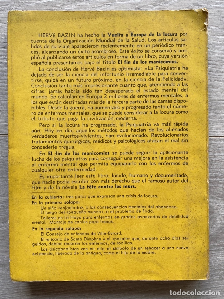 Libros de segunda mano: El fin de los manicomios / Herve Bazin - Foto 3