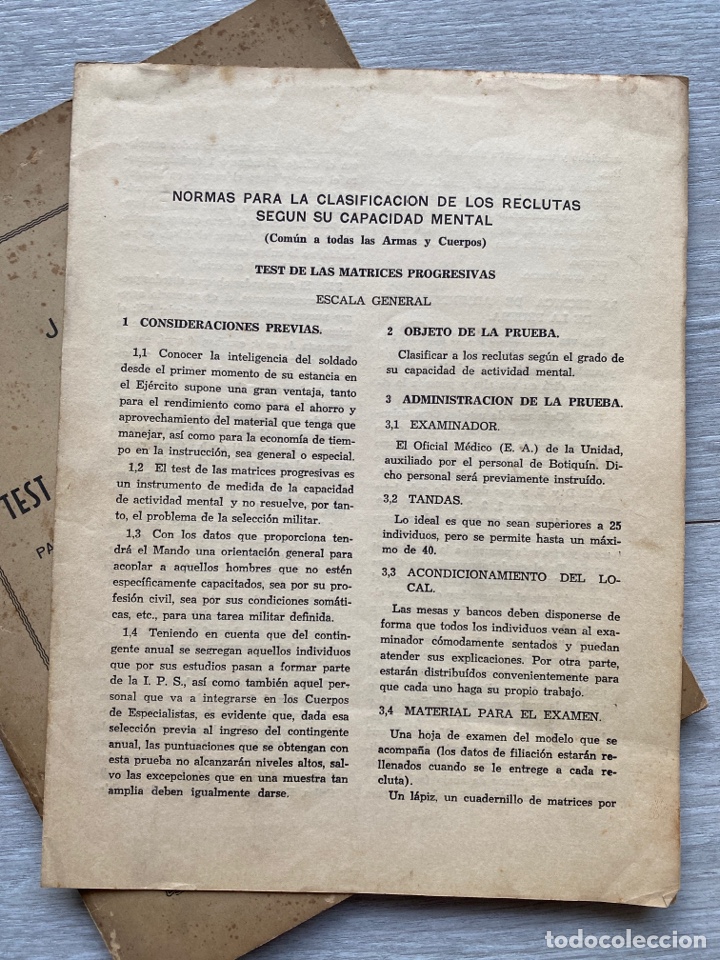 Libros de segunda mano: TEST DE MATRICES PROGRESIVAS P&Aacute;RA LA MEDIDA DE CAPACIDAD INTELECTUAL / Raven - Foto 5