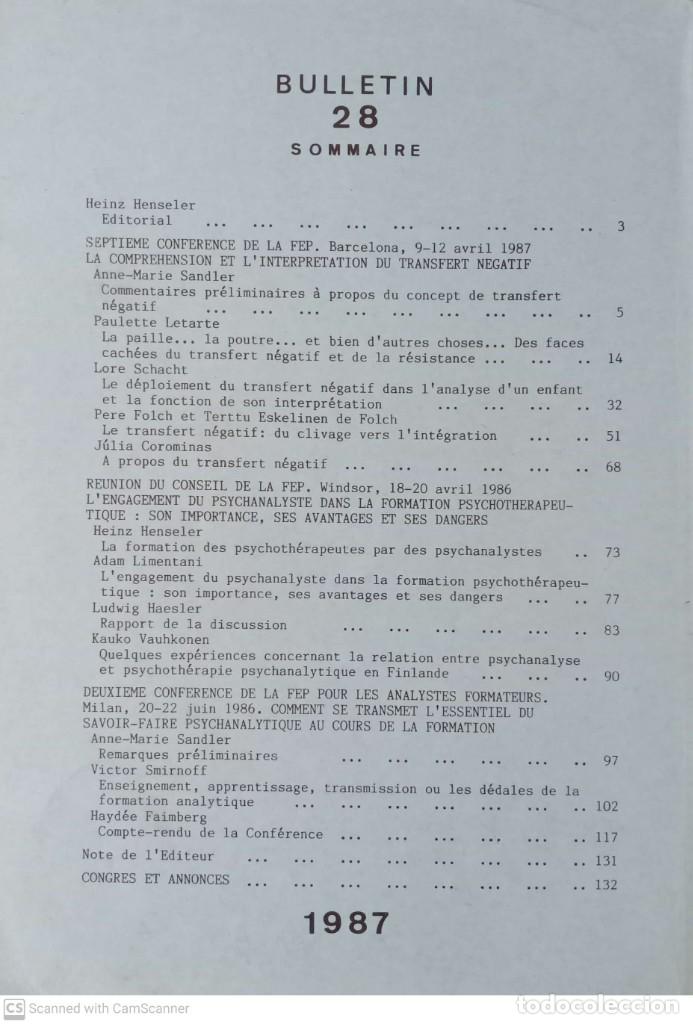 Libros de segunda mano: Psychoanalysis in Europe. Bulletin 28 - Foto 1