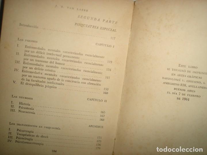 Libros de segunda mano: 10- ELEMENTOS DE PSIQUIATR&Iacute;A - J. E. VAN LAERE - Foto 6