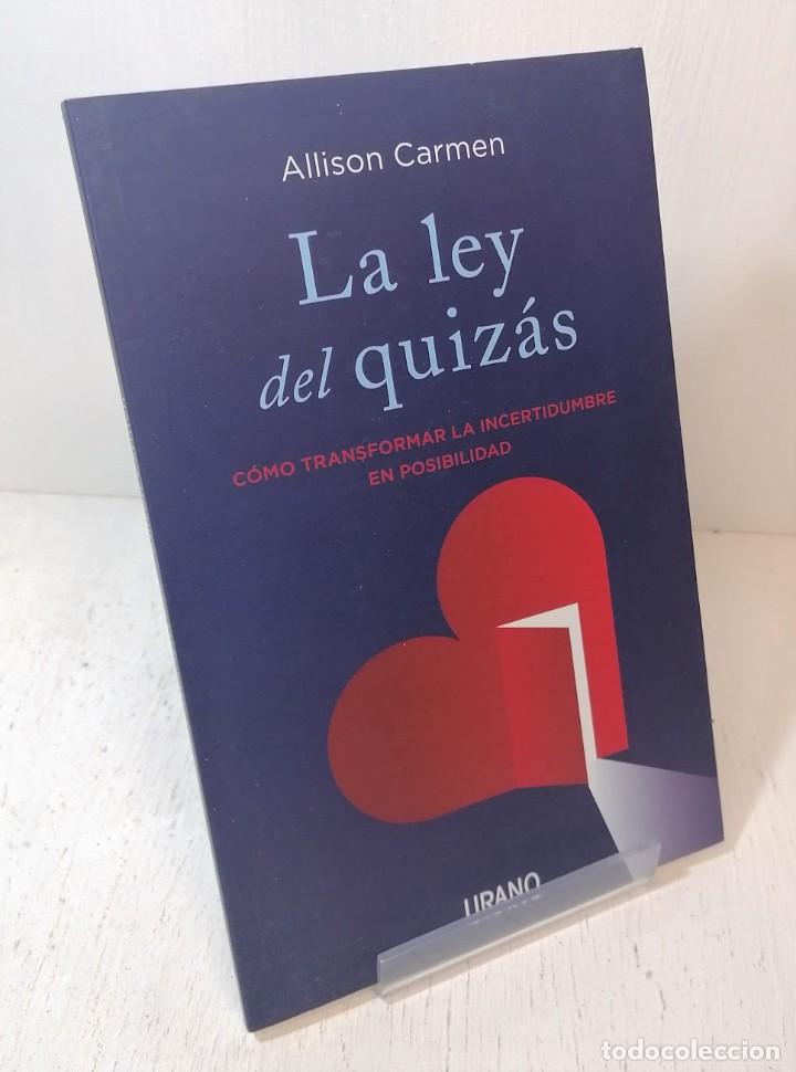 Libros de segunda mano: Libro: &rdquo;La ley del quiz&aacute;s&rdquo; de Allison Carmen edit. URANO - Foto 1