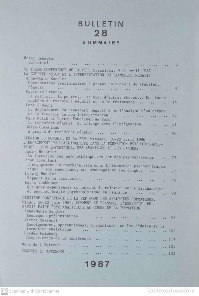 Libros de segunda mano: Psychoanalyse en Europe. Bulletin 28 - Foto 1