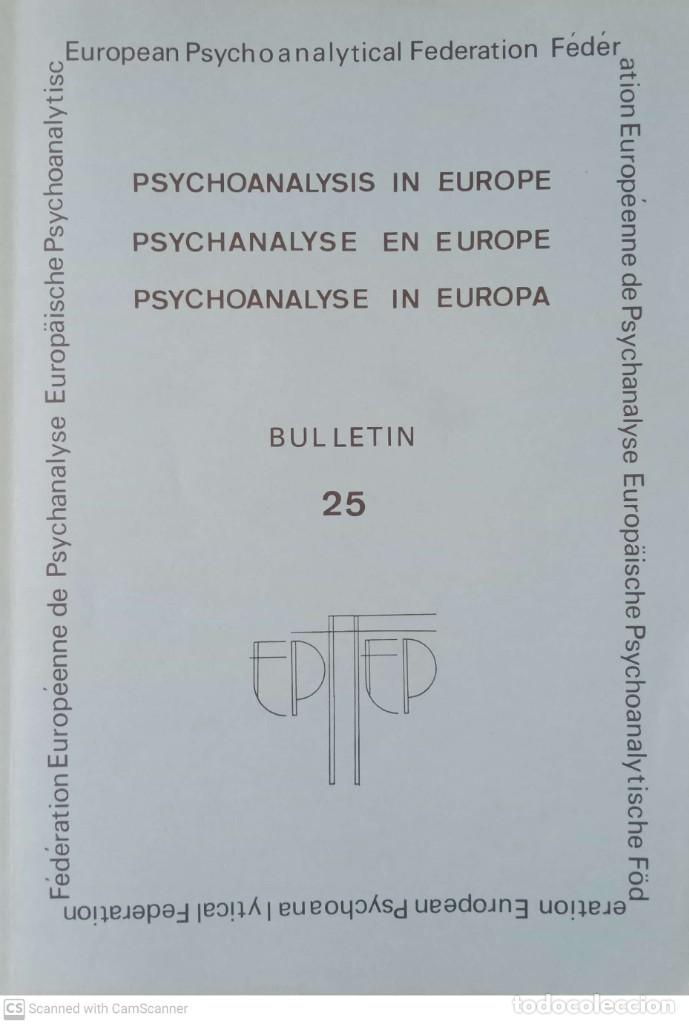 Libros de segunda mano: Psychoanalyse en Europe. Bulletin 25 - Foto 2