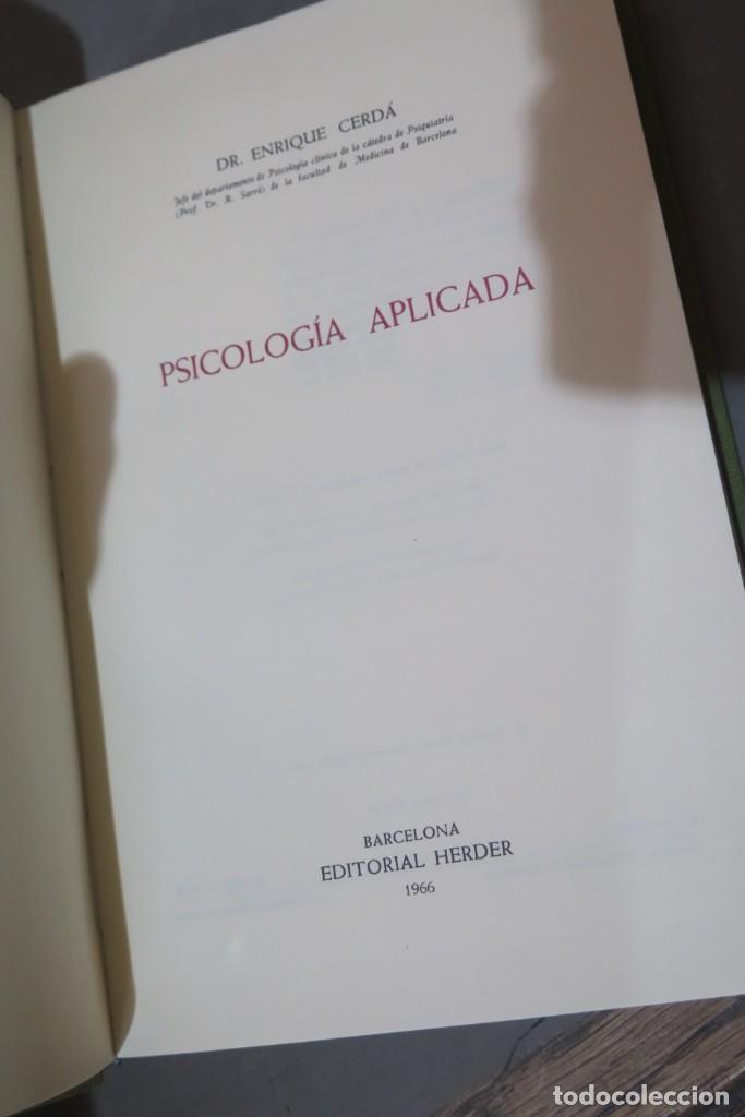 Libros de segunda mano: PSICOLOGIA APLICADA. CERDA - Foto 2