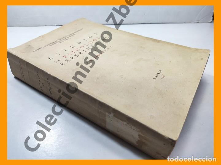 Second hand books: Estudios de Psicologia Experimental.- Tomo 1 - M. Barbado