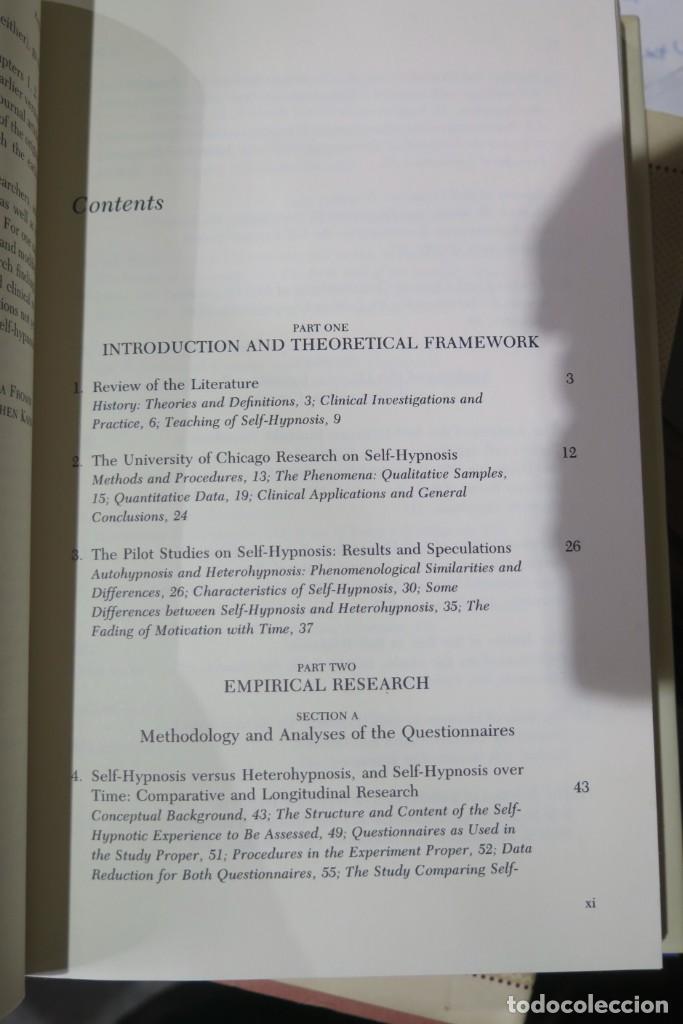 Libros de segunda mano: Self-Hyponosis. the Chicago Paradigm. Fromm. Kahn - Foto 2