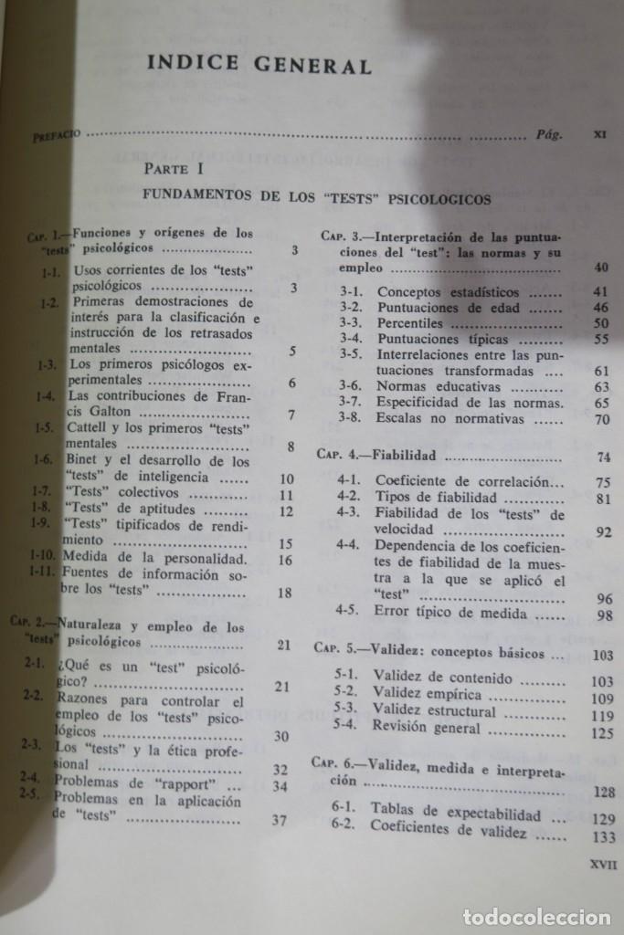 Libros de segunda mano: TESTS PSICOLOGICOS. ANNE ANASTASI - Foto 2