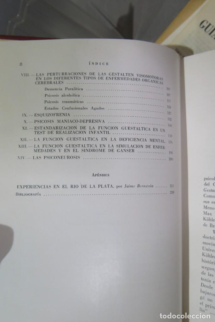 Libros de segunda mano: TEST GUESTATICO VISOMOTOR. BENDER - Foto 3