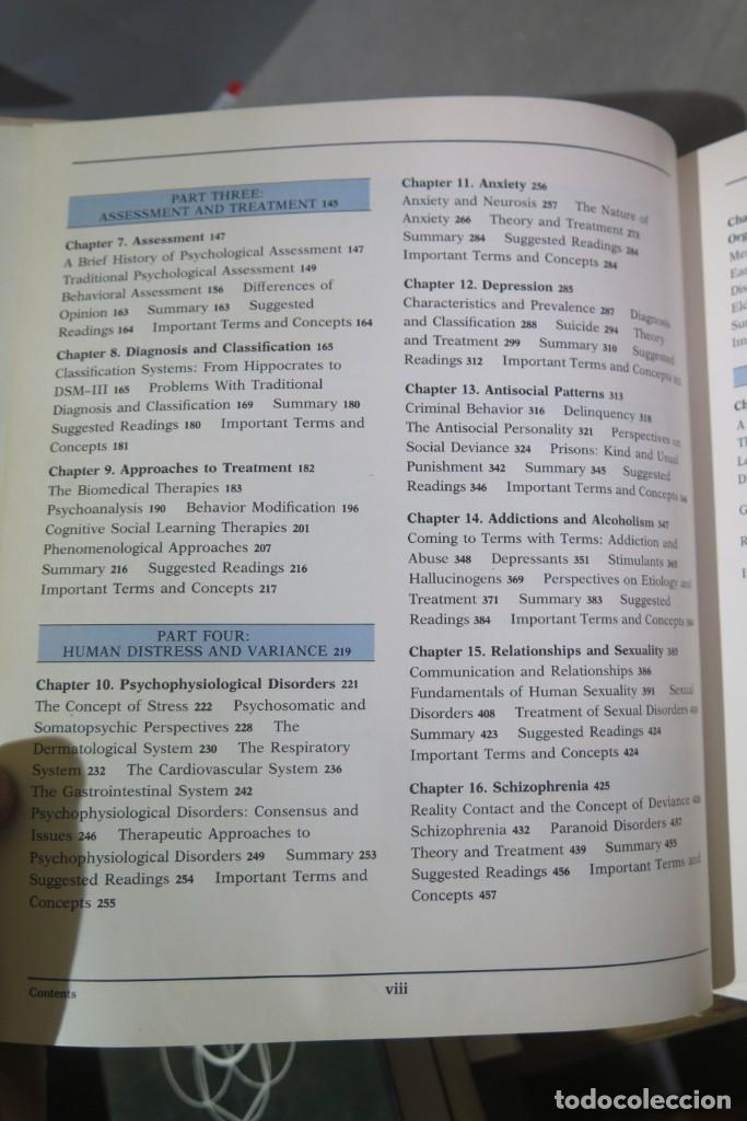Libros de segunda mano: Abnormal Psychology. Michael J. Mahoney - Foto 3