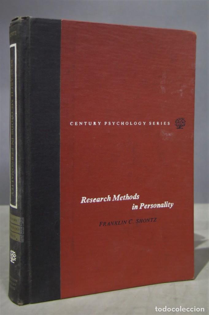 Libros de segunda mano: Research Methods in Personality. Shontz - Foto 1