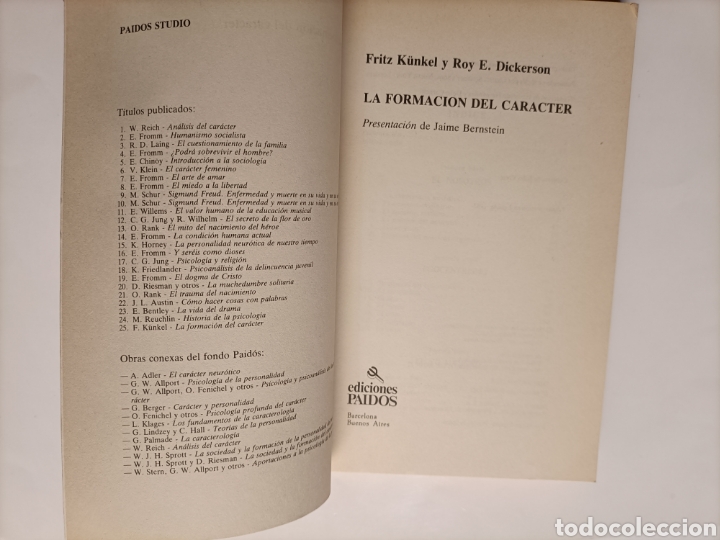 Libros de segunda mano: La formaci&oacute;n del car&aacute;cter.Kundell Roy E. Dickerson - Foto 6
