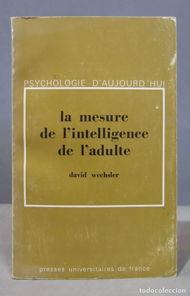 Libros de segunda mano: La mesure de l&acute;intelligence de l&acute;adulte. WECHSLER DAVID - Foto 1