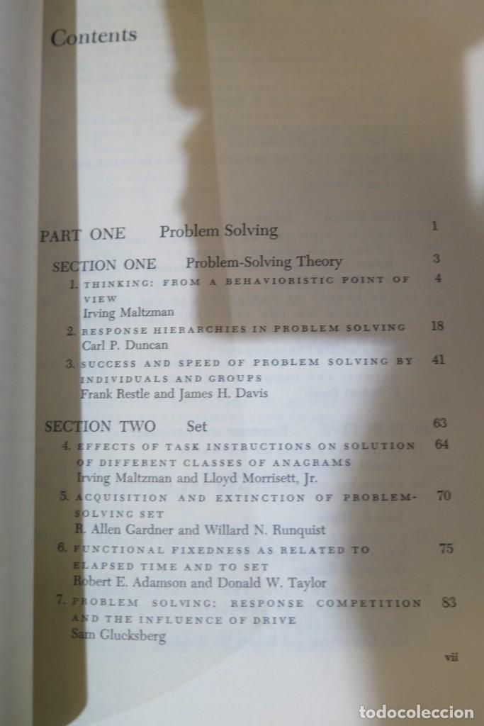Libros de segunda mano: Thinking. Current Experimental Studies. Duncan - Foto 2