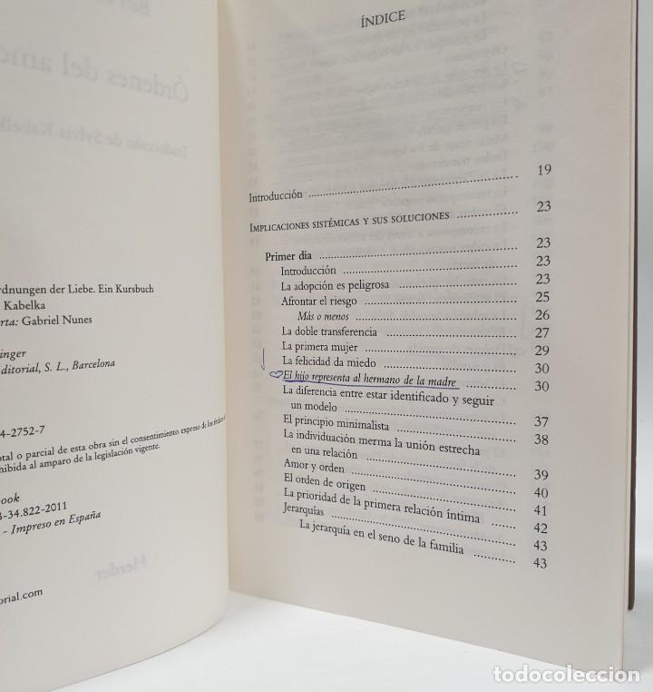 Libros de segunda mano: &Oacute;RDENES DEL AMOR - Bert Hellinger ~ - Foto 3