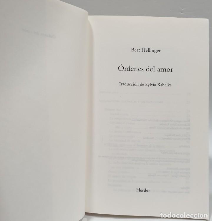 Libros de segunda mano: &Oacute;RDENES DEL AMOR - Bert Hellinger ~ - Foto 16