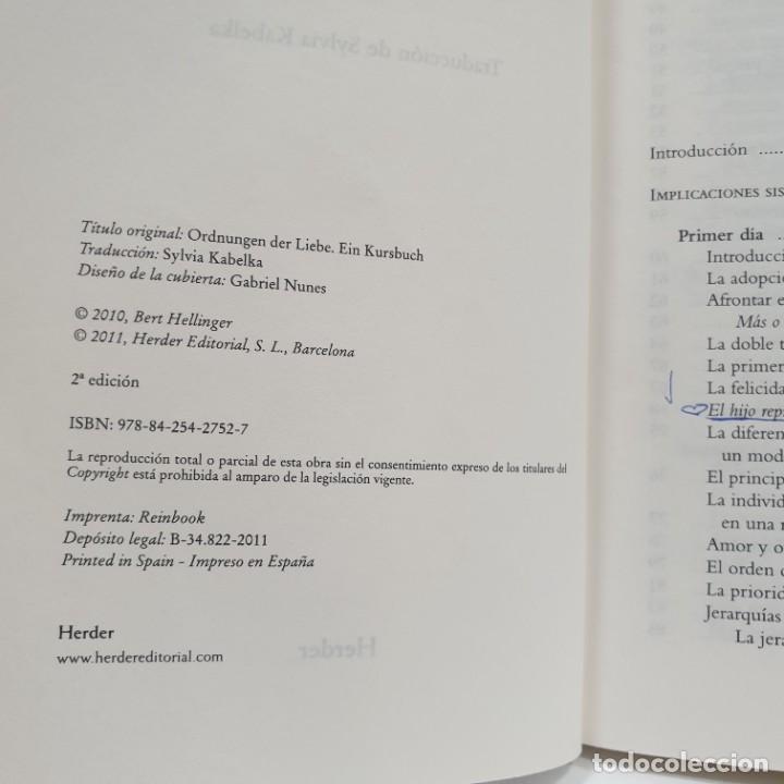 Libros de segunda mano: &Oacute;RDENES DEL AMOR - Bert Hellinger ~ - Foto 17