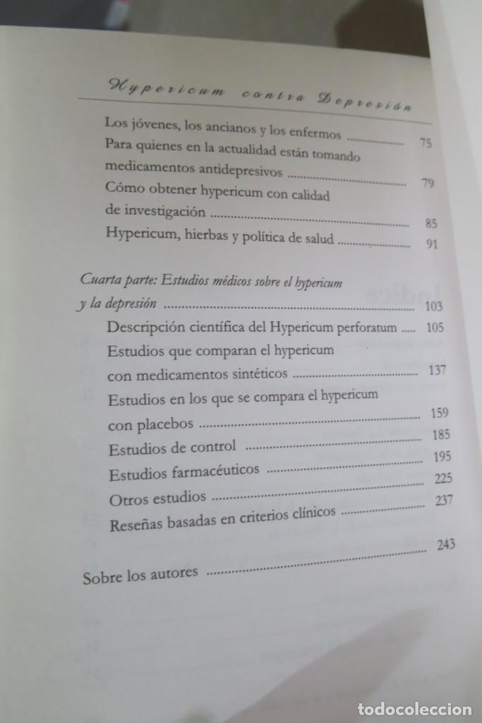 Libros de segunda mano: HYPERICUM CONTRA DEPRESI&Oacute;N - Foto 3