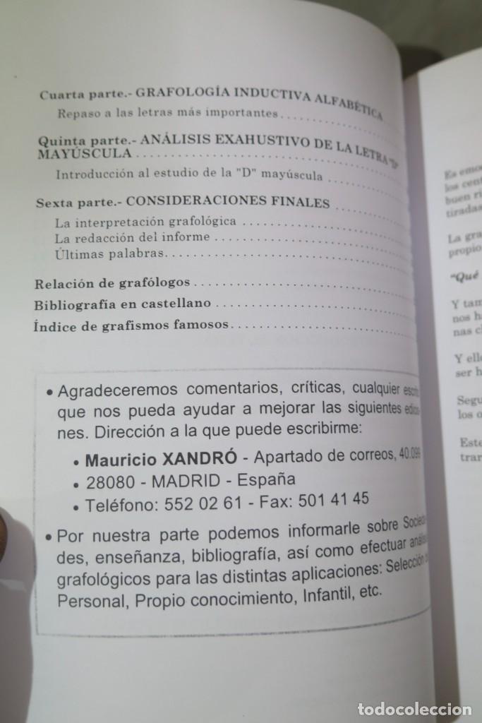 Libros de segunda mano: GRAFOLOGIA PARA TODOS. XANDRO - Foto 3