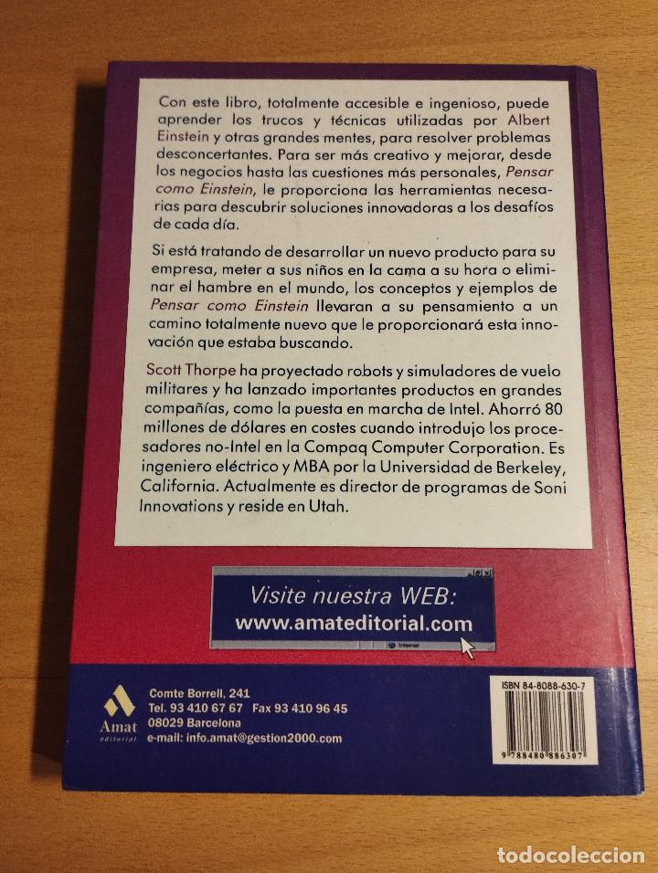 Libros de segunda mano: PENSAR COMO EINSTEIN (SCOTT THORPE) - Foto 4