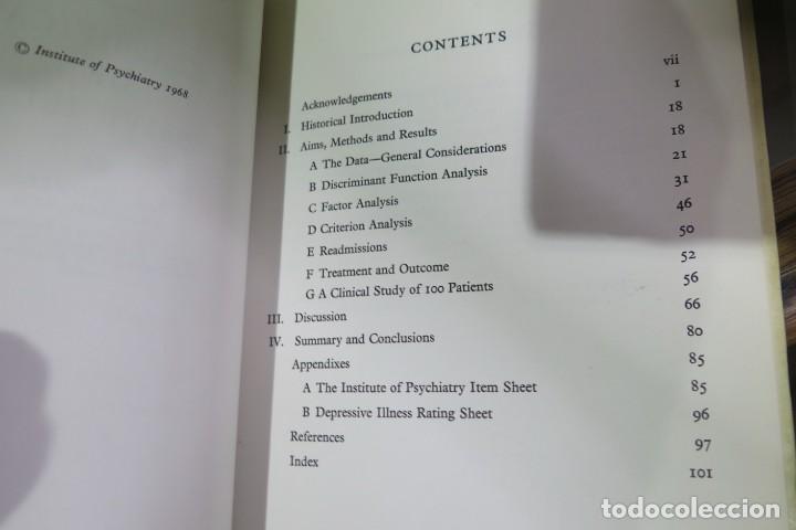 Libros de segunda mano: Classification of Depressive Illnesses. Kendell - Foto 2