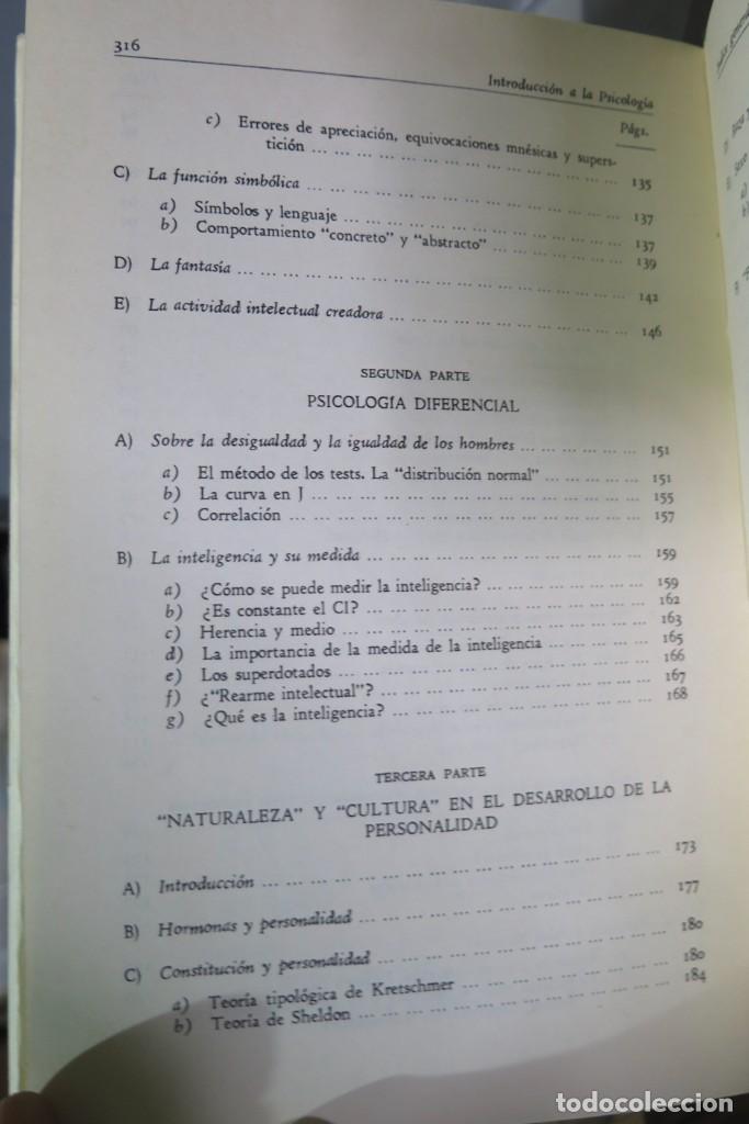 Libros de segunda mano: Introducci&oacute;n a la psicolog&iacute;a. Schjelderup - Foto 5