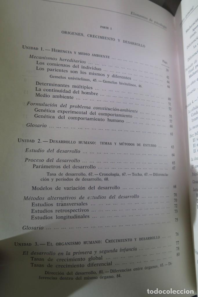 Libros de segunda mano: Elementos de psicolog&iacute;a. Krech - Foto 3