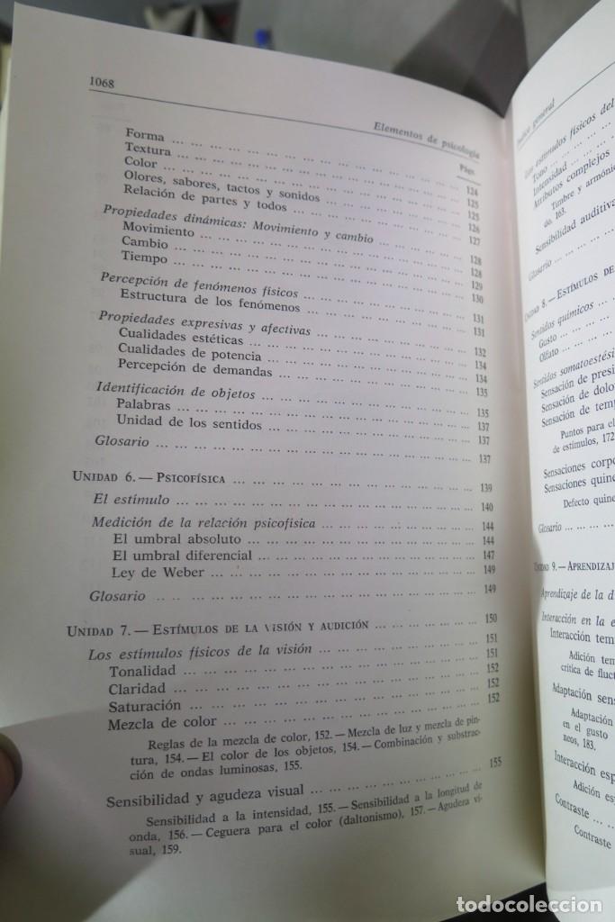 Libros de segunda mano: Elementos de psicolog&iacute;a. Krech - Foto 5