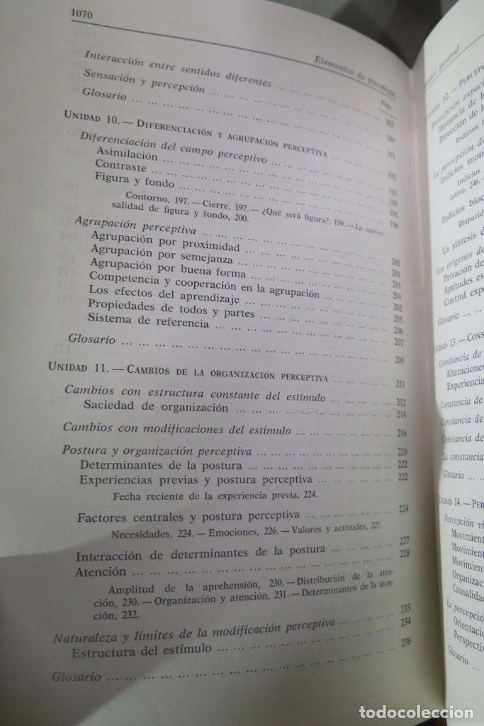Libros de segunda mano: Elementos de psicolog&iacute;a. Krech - Foto 7