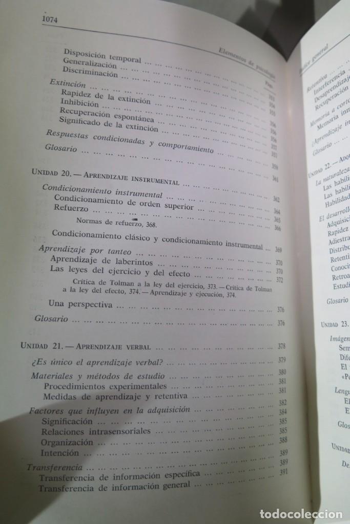 Libros de segunda mano: Elementos de psicolog&iacute;a. Krech - Foto 11