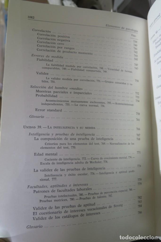 Libros de segunda mano: Elementos de psicolog&iacute;a. Krech - Foto 18