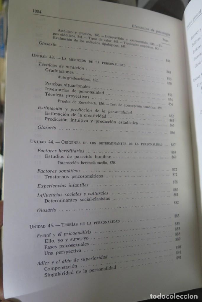 Libros de segunda mano: Elementos de psicolog&iacute;a. Krech - Foto 20