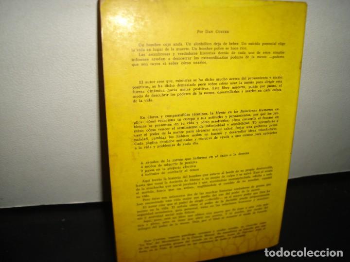 Libros de segunda mano: 24- LA MENTE EN LAS RELACIONES HUMANAS - DAN CUSTER - Foto 3