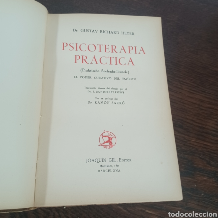Libros de segunda mano: PSICOTERAPIA PRACTICA - EL PODER CURATIVO DEL ESPIRITU - DR. G. R. HEYER - Foto 2
