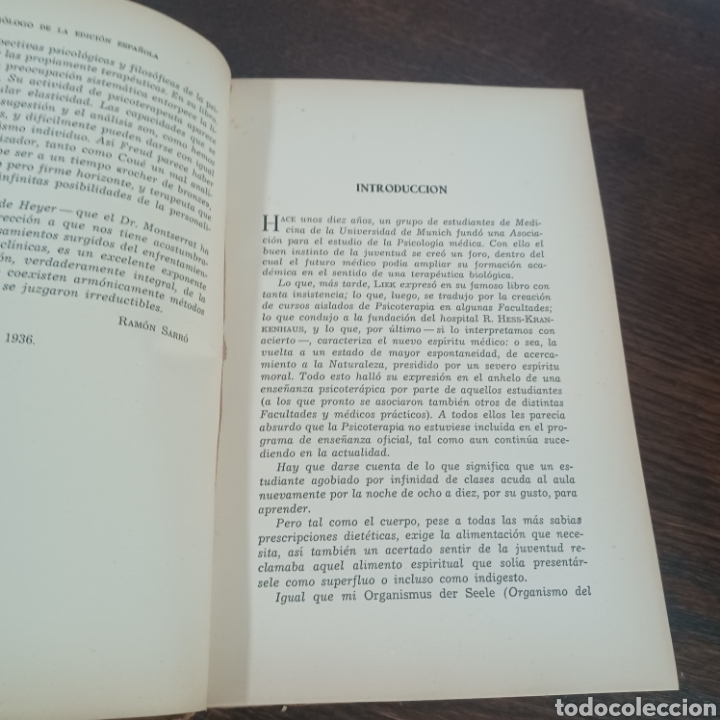 Libros de segunda mano: PSICOTERAPIA PRACTICA - EL PODER CURATIVO DEL ESPIRITU - DR. G. R. HEYER - Foto 3