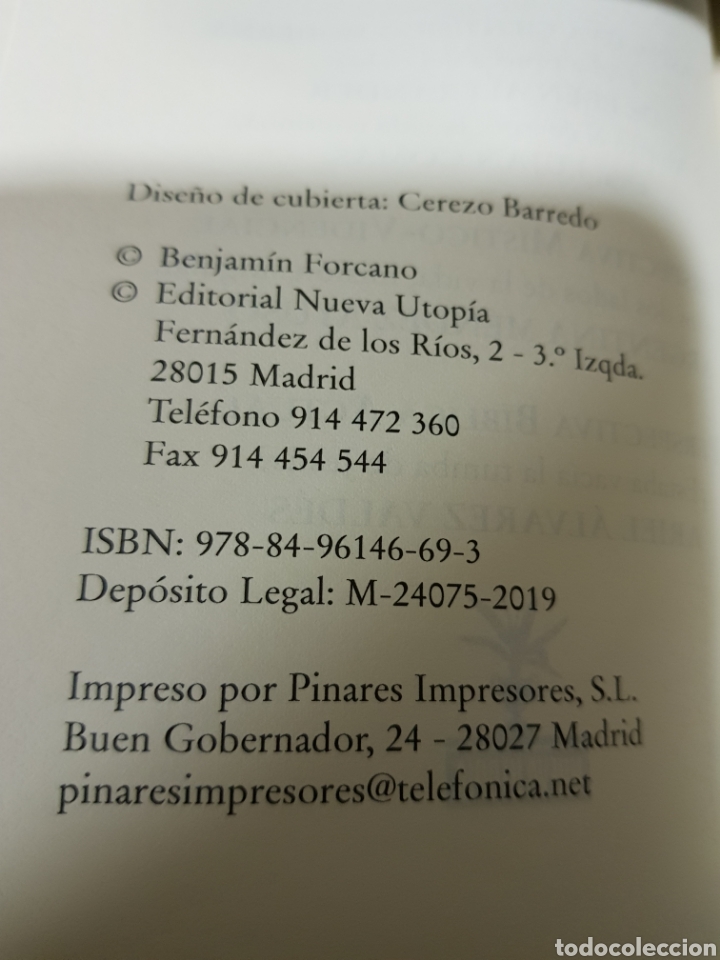 Libros de segunda mano: Vida despu&eacute;s de la vida Benjam&iacute;n Forcano Ed Nueva Utop&iacute;a 2019 - Foto 13